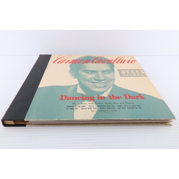 Carmen Cavallaro – Dancing In The Dark - 4x 10" 78 rpm Record Book Set P-169 - Picture 5 of 16